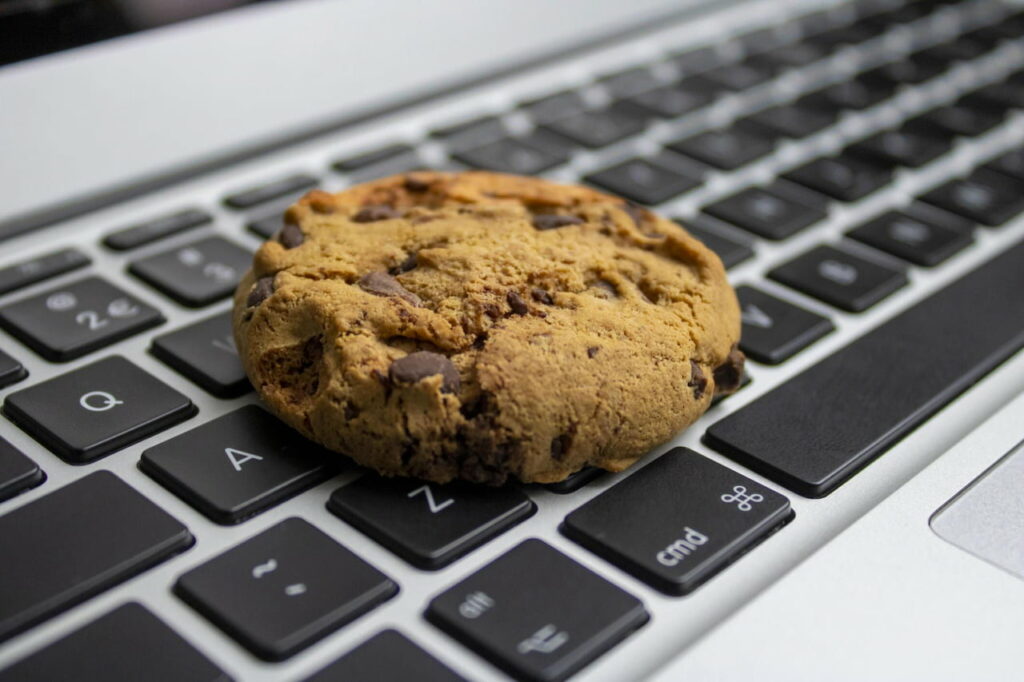 cookies sur clavier ordinateur
